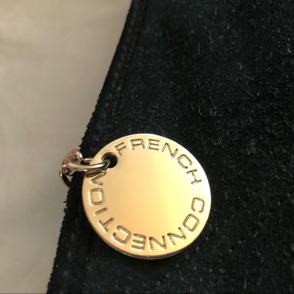 French connection suede clutch bag - Picture 3 of 6